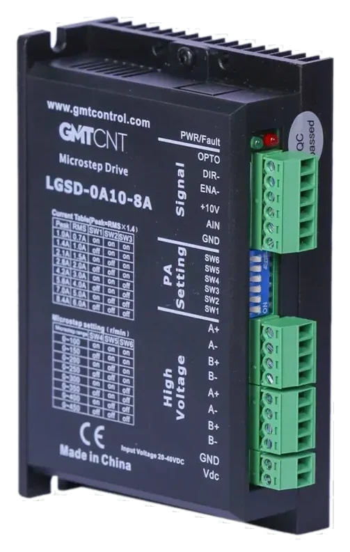 LGSD-0A10-8A24...40VDC, 8.4A, Çift Motor0...10VDC, 0...450rpm - STEP SÜRÜCÜ